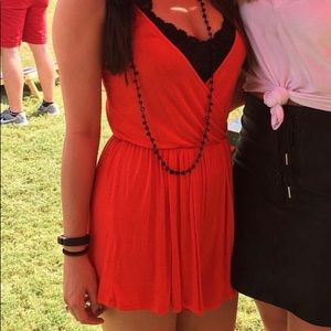 Red romper